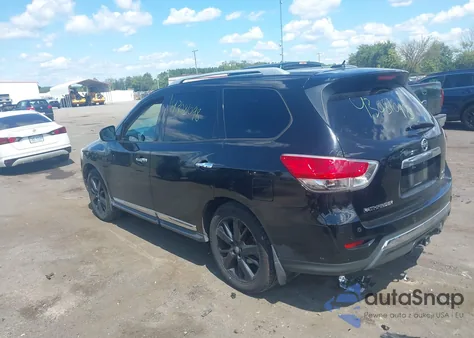 2014 Nissan Pathfinder Platinum from USA, damaged, VIN 5N1AR2MMXEC617233